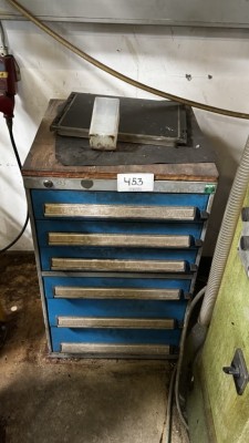 1 Metallwerkzeugschubladenschrank Bott, 6-zugig